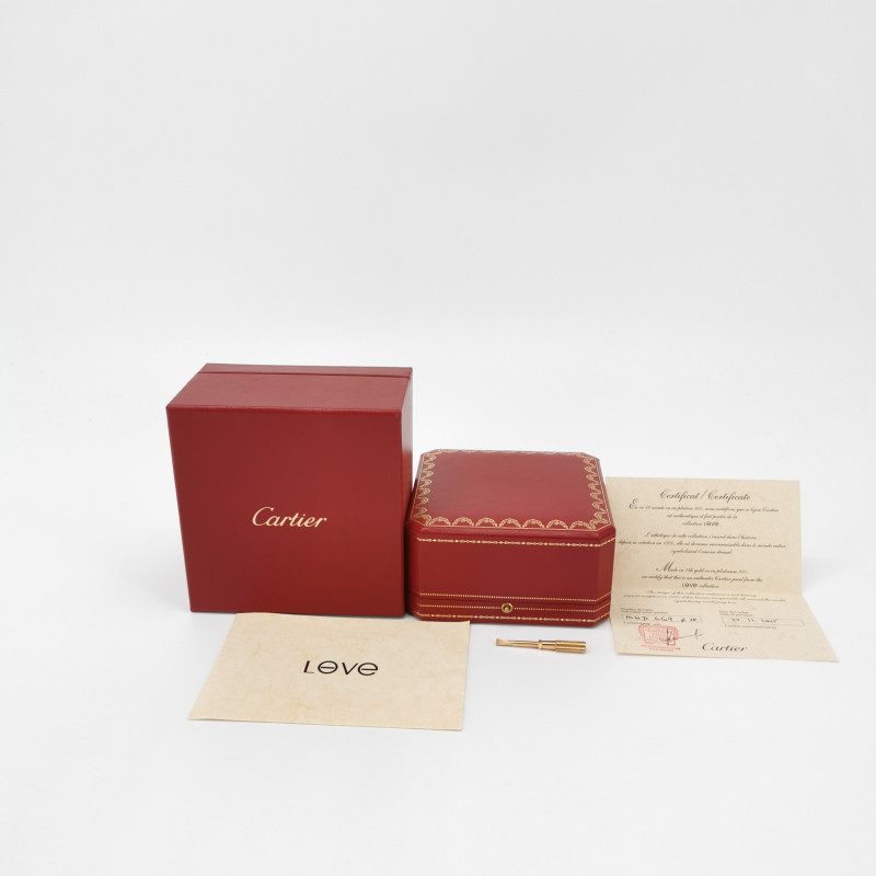 Cartier Love 钻石手镯