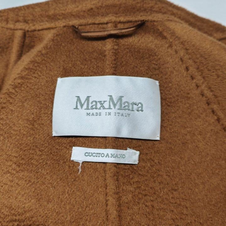 MaxMara Labbro 羊绒翻领系腰大衣